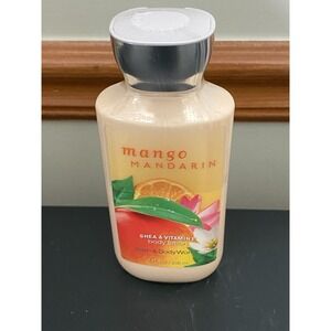 BATH & BODY WORKS MANGO MANDARIN Shea & Vitamin E LOTION 8 Oz Sealed And Retired